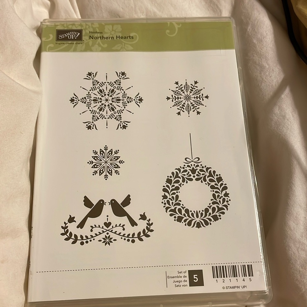 Northern Hearts STAMPIN UP SET Rare Retired 2010